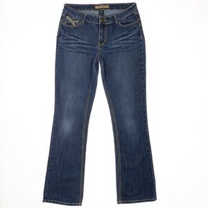 Vanilla Star Bootcut Jeans Size 10 Womens Mid Rise Blue Denim Measures 31 x 31